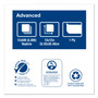 Tork Advanced Soft Minifold Dispenser Napkins, 1-Ply,13" x 12", Natural, 6000/Carton