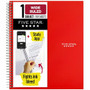 Five Star Wirebound 1-subject Notebook - Ring x 8" Width x 10.5" Length - Bend Resistant, Crack Resistant