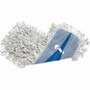 Rubbermaid Commercial Looped Fringe Finish Mop - 5" Width x 18" Length - Rayon, Synthetic - (RCPE05200WHCT)