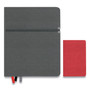 TRU RED Large Mastery Journal with Pockets, 1-Subject, Narrow Rule, Charcoal/Red Cover, (192) 10 x 8 Sheets View Product Image