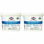 Clorox Healthcare Bleach Germicidal Wipes Bucket - Ready-To-Use - 12" Length x 12" Width - Anti-corrosive, Antibacterial - White - 110/Tub - (CLO30358PL)