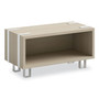 Safco Ready Home Office Small Stackable Storage, 1-Shelf, 24w x 12d x 12.25h, Beige/White