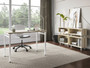 Safco Ready Home Office Small Stackable Storage, 1-Shelf, 24w x 12d x 12.25h, Beige/White