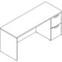 Lorell Prominence 2.0 Right-Pedestal Credenza - 29" Height x 66" Width x 24" Depth, x 1" Thickness Top - 2 x File Drawer(s) - Single Pedestal on Right Side - Band Edge - Material: Particleboard - (LLRPC2466RGE)
