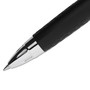 uniball Signo 207 Gel Pen, Retractable, Micro 0.5 mm, Black Ink, Smoke/Black Barrel, Dozen (UBC61255) View Product Image