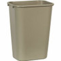 Rubbermaid Commercial 41 QT Large Deskside Wastebasket - 10.25 gal Capacity - Rectangular - Durable, Dent Resistant, Rust Resistant, Easy to Clean - 20" Height x 11.3" Width x 15.3" Depth - Plastic - (RCP295700BG)