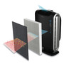 Fellowes HEPA and Carbon Filtration Air Purifiers, 200 to 400 sq ft Room Capacity, Black (FEL9286101) View Product Image