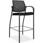 HON Ignition Sitting Stool - Black Seat Color - Fabric Seat Material - Black Back Color - Mesh Back Material - Black Frame Color - (HONIC108IMCU10)