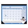 House of Doolittle Recycled Desk Pad Calendar, Illustrated Seasons Artwork, 22 x 17, Black Binding/Corners,12-Month (Jan to Dec): 2024 View Product Image