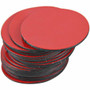 MasterVision Magnetic Color Coding Dots - 3/4" Diameter - Round - Red - Vinyl