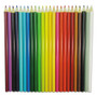 Universal Woodcase Colored Pencils, 3 mm, Assorted Lead and Barrel Colors, 24/Pack