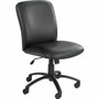 Safco Uber Big and Tall High Back Executive Chair - Black Seat Color - Vinyl, Foam Seat Material - Black Frame Color - 5-star Base