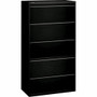 HON 800 Series Lateral File - 5-Drawer - 36" Width x 18" Depth x 64.2" Height - 2 x Shelf(ves) - 5 x Drawer(s) - Legal, Letter