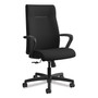 HON Ignition Series Executive High-Back Chair, Supports Up to 300 lb, 17" to 21" Seat Height, Black