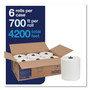 Tork Advanced Matic Hand Towel Roll, 1-Ply, 7.7" x 700 ft, White, 6 Rolls/Carton