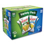 Sensible Portions Veggie Straws, Cheddar Cheese/Sea Salt/Zesty Ranch, 1 oz Bag, 30 Bags/Carton