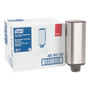 Tork Foam Skincare Manual Dispenser, 1 L Bottle; 33 oz Bottle, 4.25 x 4.25 x 11.38, Stainless Steel