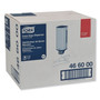 Tork Foam Skincare Manual Dispenser, 1 L Bottle; 33 oz Bottle, 4.25 x 4.25 x 11.38, Stainless Steel