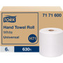 TORK Hand Towel Roll White H71 - 1 Ply - 7.80" Roll Diameter - Logo Embossed - White - Paper, Fiber