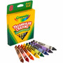 Crayola Triangular Anti-roll Crayons - Assorted - (CYO524008)