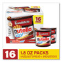 Nutella Hazelnut Spread and Breadsticks, 1.8 oz Single-Serve Tub, 16/Pack