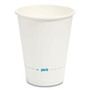 Perk White Paper Hot Cups, 12 oz, 50/Pack