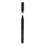 TRU RED Permanent Marker, Tank-Style, Medium Chisel Tip, Black, 5/Pack