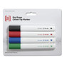 TRU RED Dry Erase Marker, Tank-Style, Medium Chisel Tip, Assorted Colors, 4/Pack