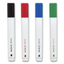 TRU RED Dry Erase Marker, Tank-Style, Medium Chisel Tip, Assorted Colors, 4/Pack