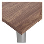 Union & Scale Essentials Writing Table-Desk with Integrated Power Management, 59.7" x 29.3" x 28.8", Espresso/Aluminum