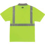 ergodyne GloWear 8295 Class 2 Hi-Vis Polo Shirt, Small, Lime