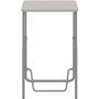 Safco AlphaBetter 2.0 Height-Adjustable Student Desk with Pendulum Bar, 27.75" x 19.75" x 29" to 43", Pebble Gray