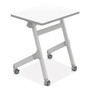 Safco Learn Nesting Rectangle Desk, 28" x 22.25" x 29.5", Dry Erase