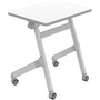 Safco Learn Nesting Rectangle Desk, 28" x 22.25" x 29.5", Dry Erase