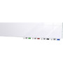 Ghent Aria Low-Profile Frameless Magnetic Glassboard, 60" x 36", White Surface