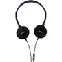 Maxell HP200 Headphone with Microphone, 6 ft Cord, Black