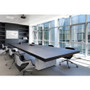 Ghent 1 x 1 Grid Magnetic Whiteboard, 96.5" x 48.5", White/Gray Surface, Satin Aluminum Frame