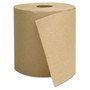 GEN Hardwound Roll Towels, 1-Ply, 8" x 800 ft, Brown, 6 Rolls/Carton