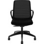 HON Cliq Office Chair, Supports Up to 300 lb, 17" to 22" Seat Height, Black Seat, Black Back, Black Base
