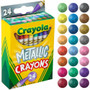 Crayola Metallic Crayons - 1.1" Length - Metallic