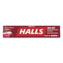 HALLS Mentho-Lyptus Cough and Sore Throat Lozenges, Cherry, 9/Pack, 20 Packs/Box