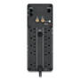 APC BR1500MS Back-UPS PRO BR Series SineWave Battery Backup System, 10 Outlets, 1,500 VA, 1,080 J