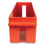CONTROLTEK Extra-Capacity Coin Tray, Quarters, 1 Compartment, 11.5 x 3.38 x 3.38, Plastic, Orange