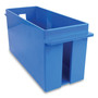 CONTROLTEK Extra-Capacity Coin Tray, Nickels, 1 Compartment, Denomination and Capacity Etched On Side, 10.5 x 4.75 x 5, Plastic, Blue