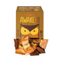 Awake Caffeinated Caramel Chocolate Bites, 0.58 oz Bars, 50 Bars/Carton