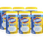 Clorox Company Disinfecting Wipes, Lemon Scent, 75 Wipes, 240/BD, WE (CLO15948BD)