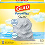 Glad ForceFlex Tall Kitchen Drawstring Trash Bags - Fresh Clean with Febreze Freshness - 13 gal Capacity - 0.72 mil (18 Micron) Thickness - CLO78899BD