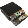 Mind Reader 72-pod Coffee Storage - 72 x Coffee Pod - 2 Drawer(s) - 5.10" Height x 13" Width x 12.80" Length - Black