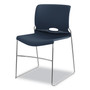 HON Olson Chair - Plastic Seat Material - Regatta Back Color - Plastic Back Material - Chrome Frame Color - Steel Frame Material