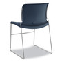 HON Olson Chair - Plastic Seat Material - Regatta Back Color - Plastic Back Material - Chrome Frame Color - Steel Frame Material